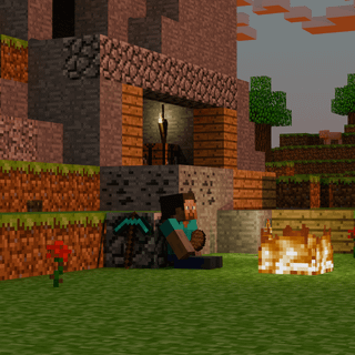 Minecraft mine wallpaper