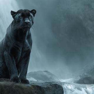 Black panther animal 4k wallpaper