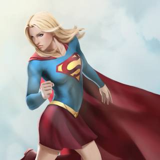 Supergirl comic wallpaper