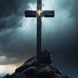 Jesus cross 4k phone wallpaper