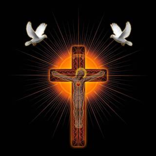 Jesus on a cross wallpaper