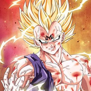 Majin Vegeta 4k iPhone wallpaper