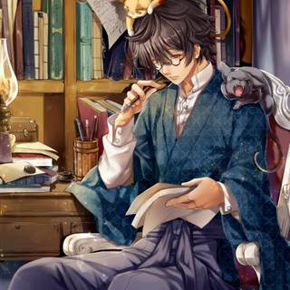 Cute anime characters wallpaper