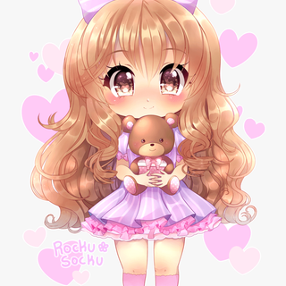 Anime Kawaii chibi girl wallpaper