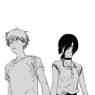 Denji and Reze wallpaper