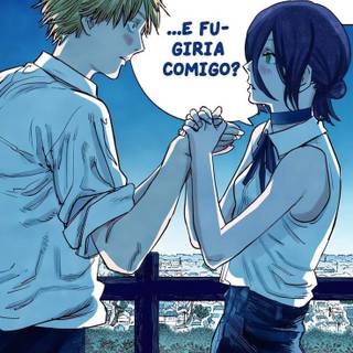 Denji and Reze wallpaper