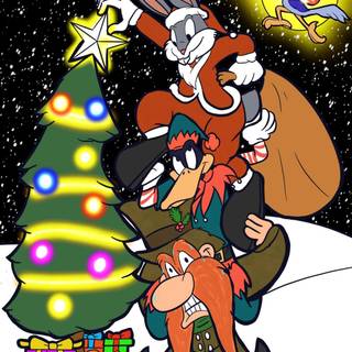 Looney Tunes Christmas wallpaper