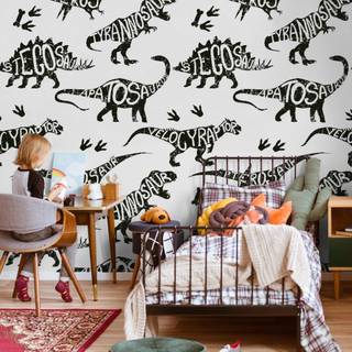 Dinosaur pattern wallpaper