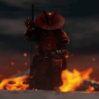 Fallen samurai wallpaper