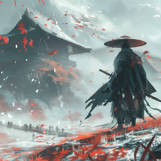 Fallen samurai wallpaper