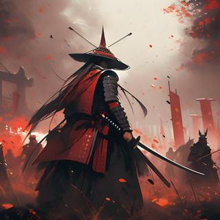 Fallen samurai wallpaper