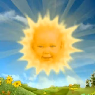 Teletubbies Sun Baby wallpaper