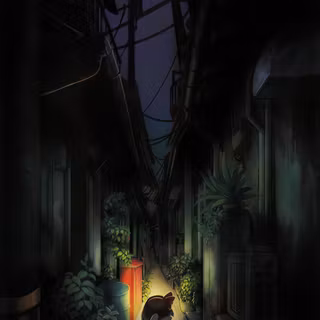 Yomawari wallpaper