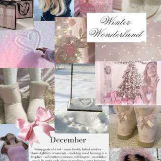 Coquette winter wallpaper