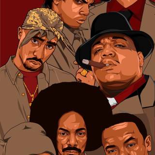 Snoop Dogg and Tupac wallpaper
