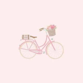 Pink bike wallpaper