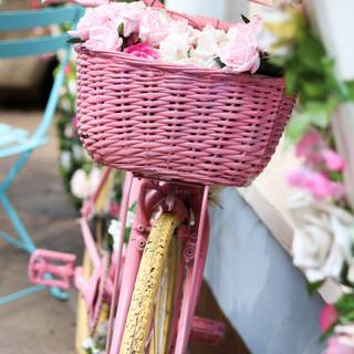 Pink bike wallpaper