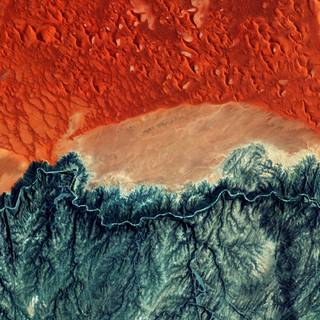 Satellite view wallpaper
