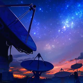 Satelight Animation company wallpaper