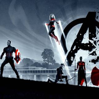 Marvel logo PC wallpaper