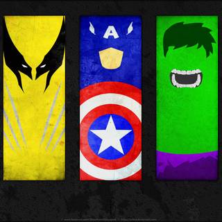 Marvel logo PC wallpaper