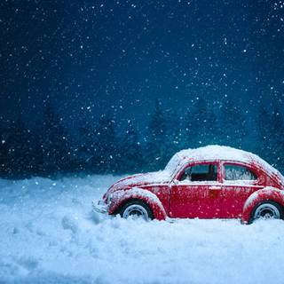 Winter car PC wallpaper