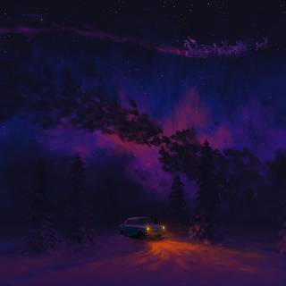 Winter car PC wallpaper