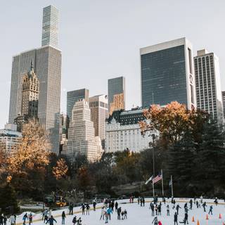 New York winter desktop wallpaper