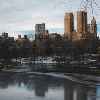 New York winter desktop wallpaper