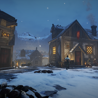 Videogame winter wallpaper