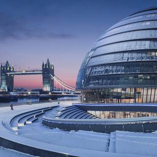 iPad London winter wallpaper