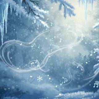 Videogame winter wallpaper