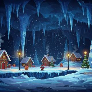 Videogame winter wallpaper