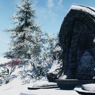 Videogame winter wallpaper