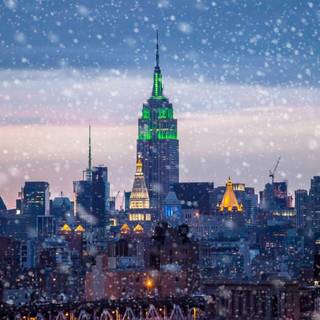 New York winter desktop wallpaper