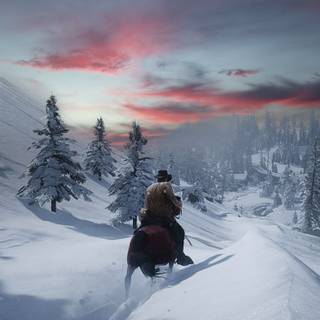Videogame winter wallpaper