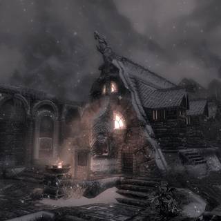 Videogame winter wallpaper