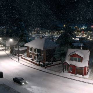 Videogame winter wallpaper