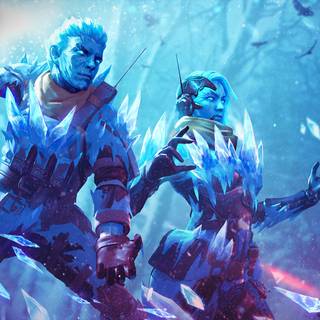 Videogame winter wallpaper