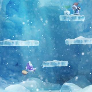 Videogame winter wallpaper