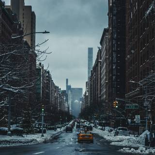 New York winter desktop wallpaper