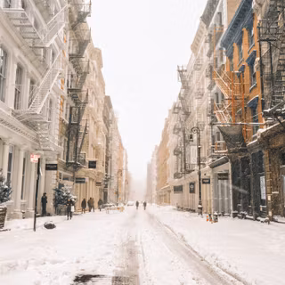 New York winter desktop wallpaper