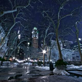 New York winter desktop wallpaper