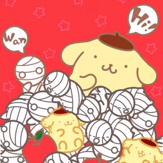 Pompompurin Happy New Year wallpaper