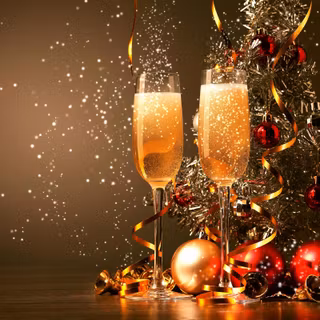 Happy New Year 8k wallpaper