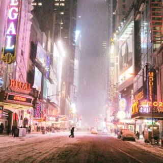 New York winter desktop wallpaper