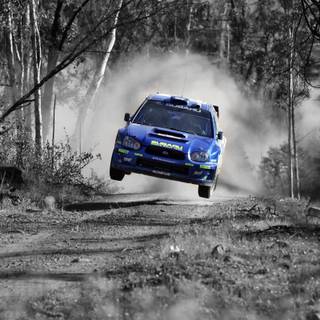 Subaru Impreza winter wallpaper