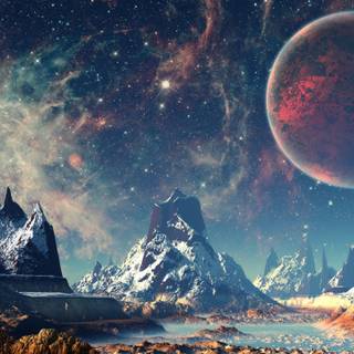 3440x1440 moon wallpaper