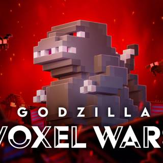 Godzilla Voxel Wars wallpaper