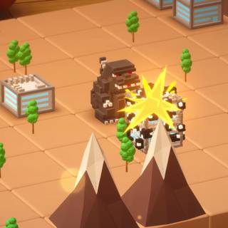 Godzilla Voxel Wars wallpaper